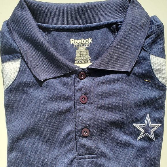 Cowboys Short Sleeve Navy Polo with Logo Star - Picture 7 of 7